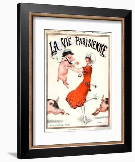 1920s France La Vie Parisienne Magazine Cover-null-Framed Giclee Print