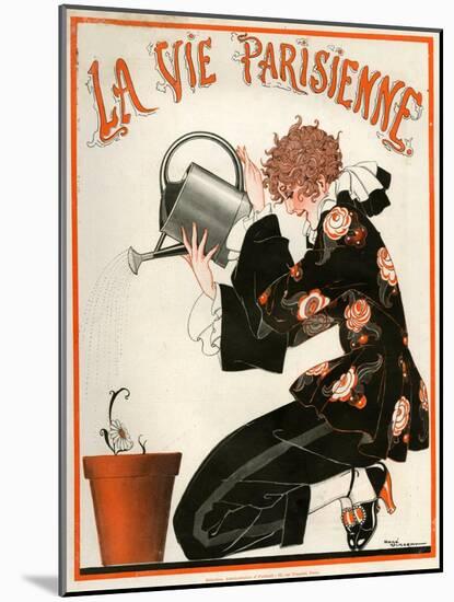 1920s France La Vie Parisienne Magazine Cover-null-Mounted Giclee Print