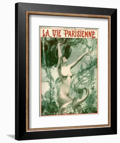 1920s France La Vie Parisienne Magazine Cover-null-Framed Giclee Print