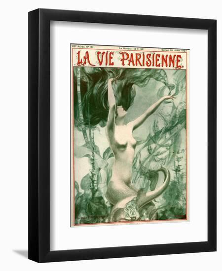 1920s France La Vie Parisienne Magazine Cover-null-Framed Giclee Print