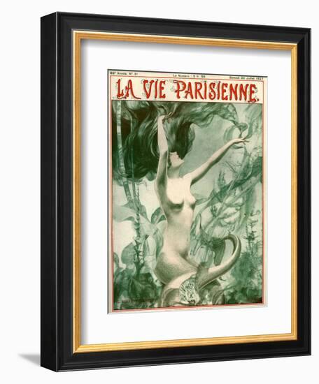 1920s France La Vie Parisienne Magazine Cover-null-Framed Giclee Print