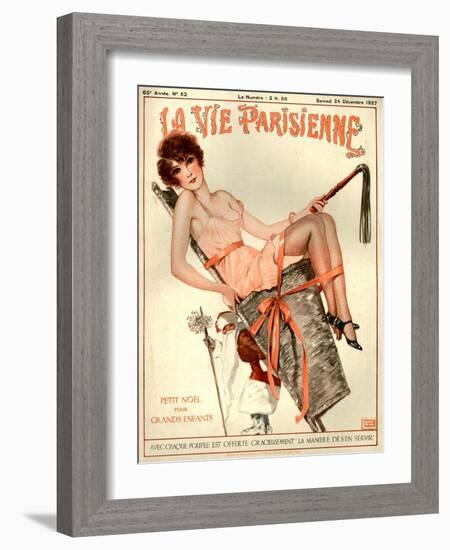 1920s France La Vie Parisienne Magazine Cover-null-Framed Giclee Print