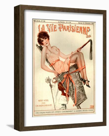 1920s France La Vie Parisienne Magazine Cover-null-Framed Giclee Print