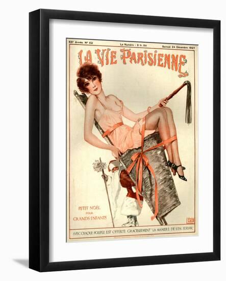 1920s France La Vie Parisienne Magazine Cover-null-Framed Giclee Print