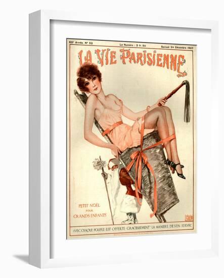 1920s France La Vie Parisienne Magazine Cover-null-Framed Giclee Print