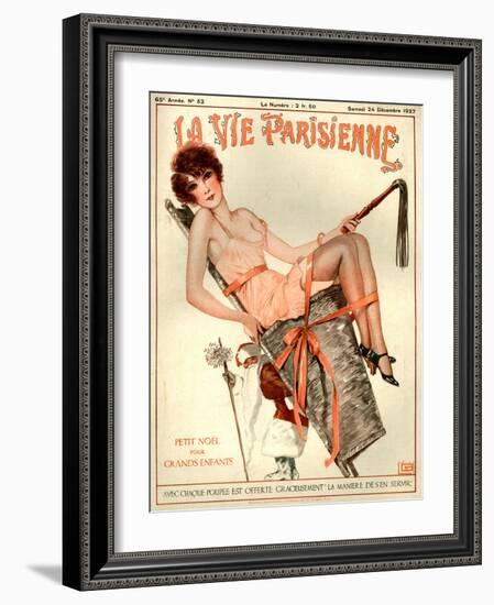 1920s France La Vie Parisienne Magazine Cover-null-Framed Giclee Print