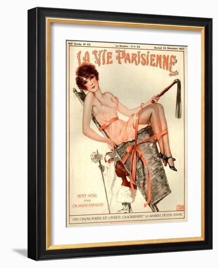 1920s France La Vie Parisienne Magazine Cover-null-Framed Giclee Print