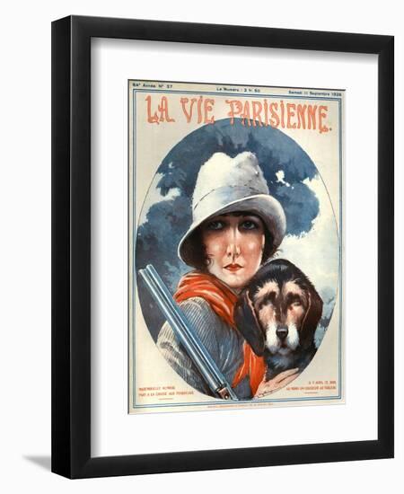 1920s France La Vie Parisienne Magazine Cover-null-Framed Giclee Print