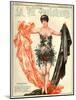 1920s France La Vie Parisienne Magazine Cover-null-Mounted Giclee Print