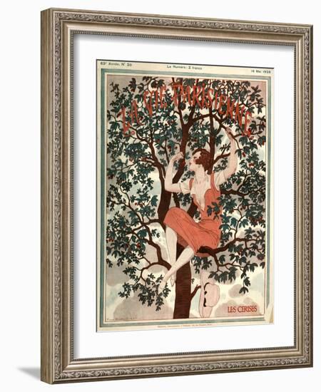 1920s France La Vie Parisienne Magazine Cover-null-Framed Giclee Print