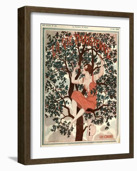 1920s France La Vie Parisienne Magazine Cover-null-Framed Giclee Print