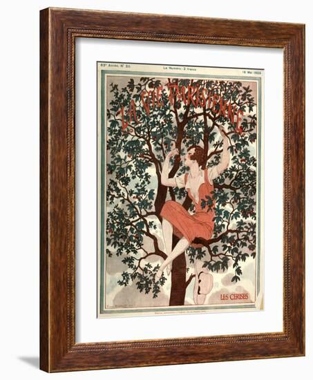 1920s France La Vie Parisienne Magazine Cover-null-Framed Giclee Print