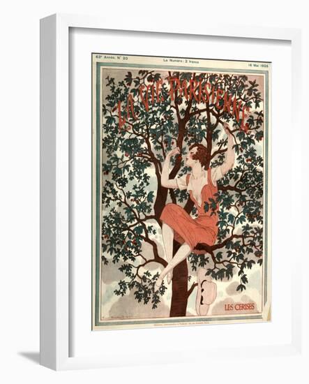 1920s France La Vie Parisienne Magazine Cover-null-Framed Giclee Print