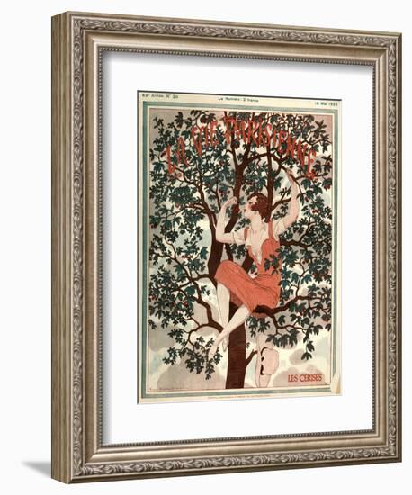 1920s France La Vie Parisienne Magazine Cover-null-Framed Giclee Print