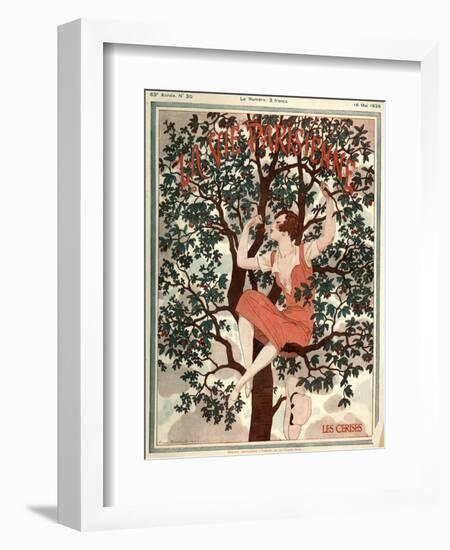 1920s France La Vie Parisienne Magazine Cover-null-Framed Giclee Print