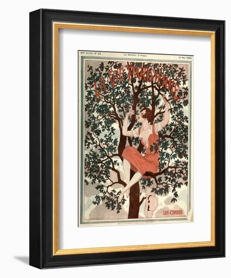 1920s France La Vie Parisienne Magazine Cover-null-Framed Giclee Print