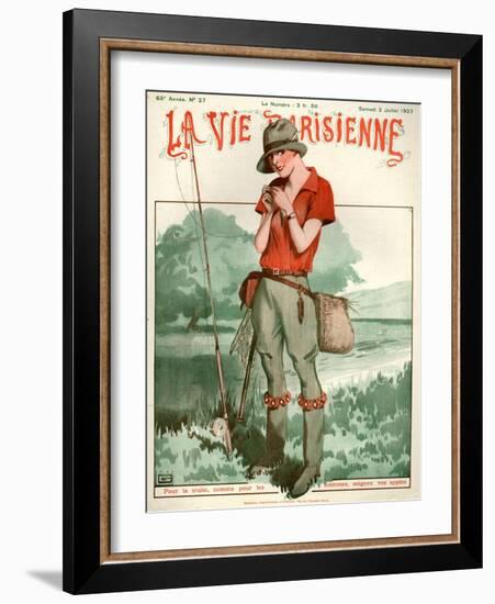 1920s France La Vie Parisienne Magazine Cover-null-Framed Giclee Print