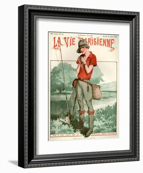 1920s France La Vie Parisienne Magazine Cover-null-Framed Giclee Print