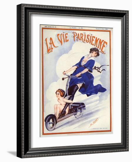 1920s France La Vie Parisienne Magazine Cover-null-Framed Giclee Print