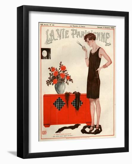 1920s France La Vie Parisienne Magazine Cover-null-Framed Giclee Print