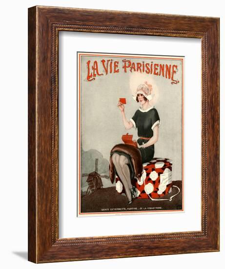 1920s France La Vie Parisienne Magazine Cover-null-Framed Giclee Print