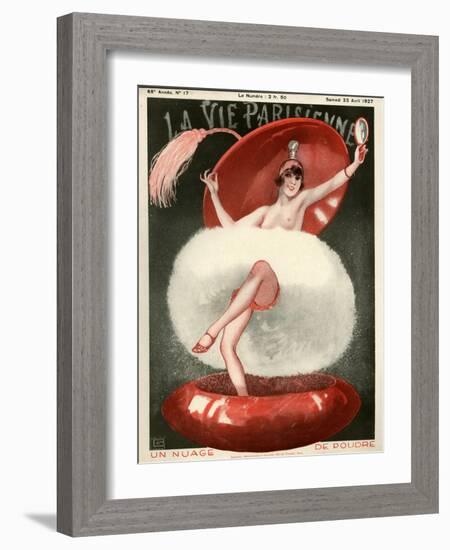 1920s France La Vie Parisienne Magazine Cover-null-Framed Giclee Print