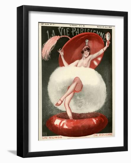 1920s France La Vie Parisienne Magazine Cover-null-Framed Giclee Print