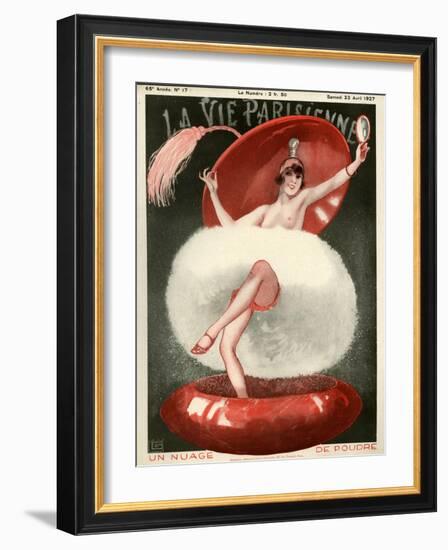 1920s France La Vie Parisienne Magazine Cover-null-Framed Giclee Print