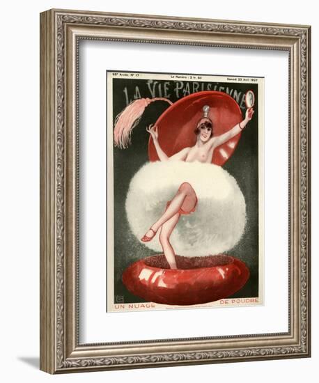 1920s France La Vie Parisienne Magazine Cover-null-Framed Giclee Print