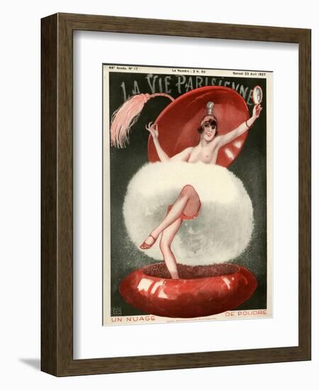 1920s France La Vie Parisienne Magazine Cover-null-Framed Giclee Print