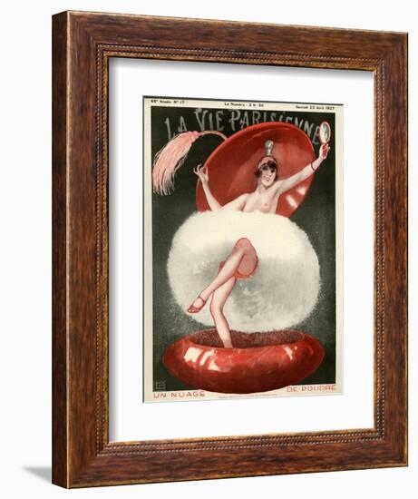 1920s France La Vie Parisienne Magazine Cover-null-Framed Giclee Print