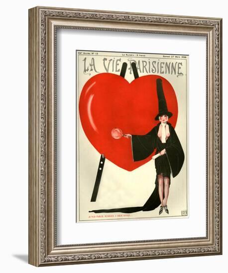 1920s France La Vie Parisienne Magazine Cover-null-Framed Giclee Print