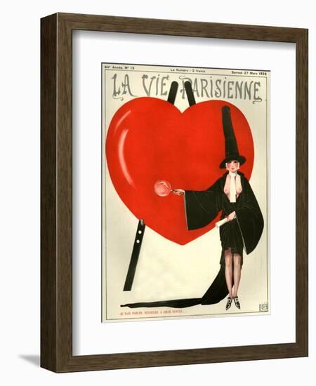 1920s France La Vie Parisienne Magazine Cover-null-Framed Giclee Print