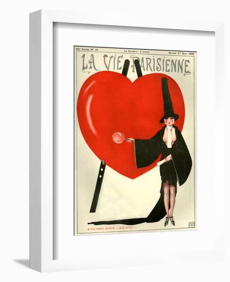 1920s France La Vie Parisienne Magazine Cover-null-Framed Giclee Print