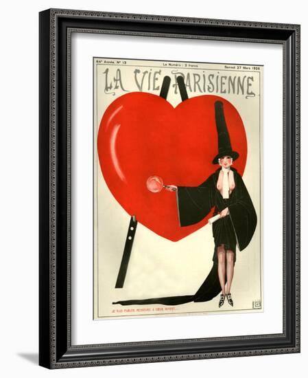 1920s France La Vie Parisienne Magazine Cover-null-Framed Giclee Print