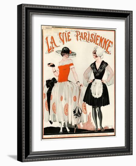 1920s France La Vie Parisienne Magazine Cover-null-Framed Giclee Print