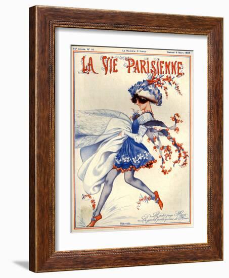 1920s France La Vie Parisienne Magazine Cover-null-Framed Giclee Print