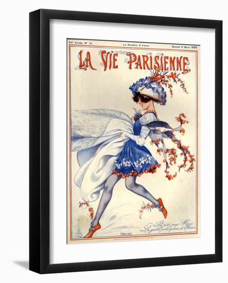 1920s France La Vie Parisienne Magazine Cover-null-Framed Giclee Print