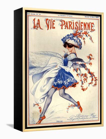 1920s France La Vie Parisienne Magazine Cover-null-Framed Premier Image Canvas