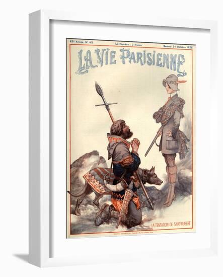 1920s France La Vie Parisienne Magazine Cover-null-Framed Giclee Print