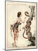 1920s France La Vie Parisienne Magazine Plate - La Revanche D'Eve-null-Mounted Giclee Print