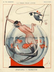 1920s France La Vie Parisienne Magazine Plate
