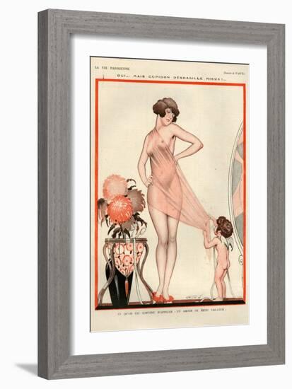 1920s France La Vie Parisienne Magazine Plate-null-Framed Giclee Print