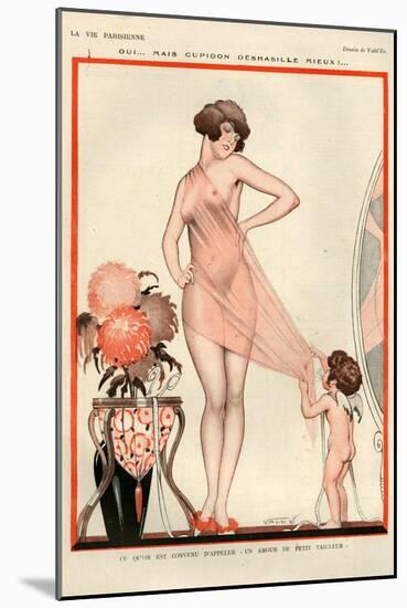 1920s France La Vie Parisienne Magazine Plate-null-Mounted Giclee Print