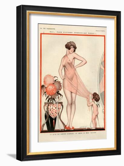 1920s France La Vie Parisienne Magazine Plate-null-Framed Giclee Print