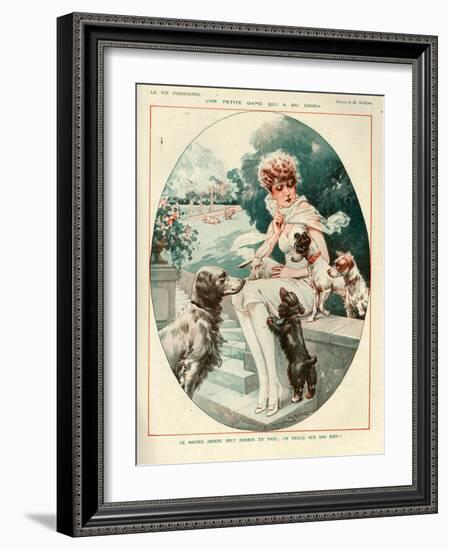 1920s France La Vie Parisienne Magazine Plate-null-Framed Giclee Print