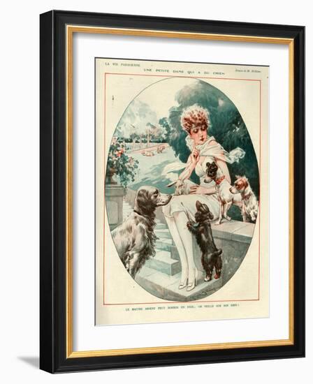 1920s France La Vie Parisienne Magazine Plate-null-Framed Giclee Print