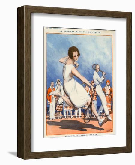 1920s France La Vie Parisienne Magazine Plate-null-Framed Giclee Print