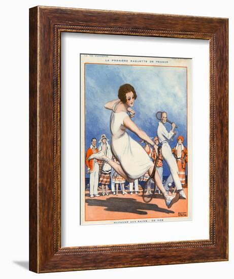 1920s France La Vie Parisienne Magazine Plate-null-Framed Giclee Print