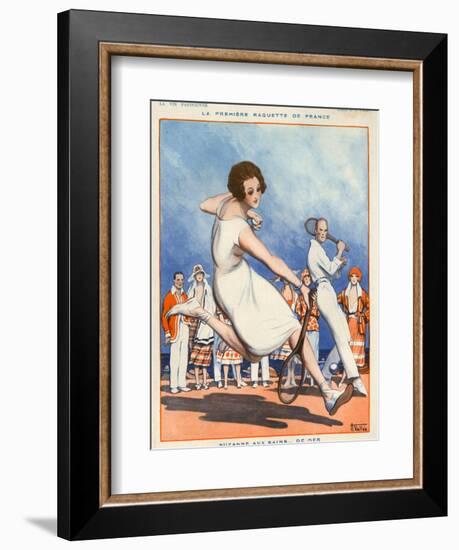 1920s France La Vie Parisienne Magazine Plate-null-Framed Giclee Print